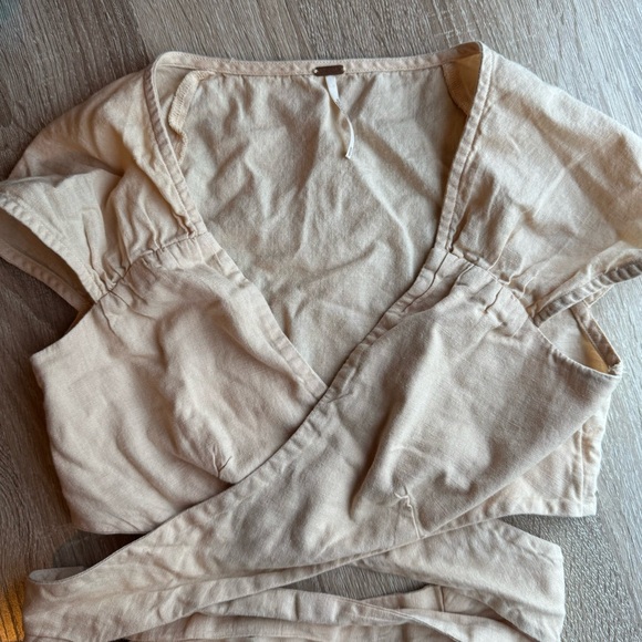 Free People Wrap Tie Top - Picture 3 of 5